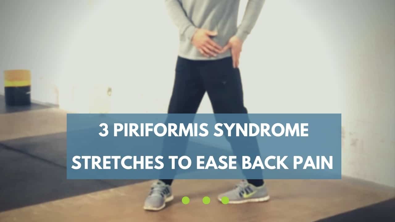 4 Easy Stretches for Pirifomis Syndrome Infographic