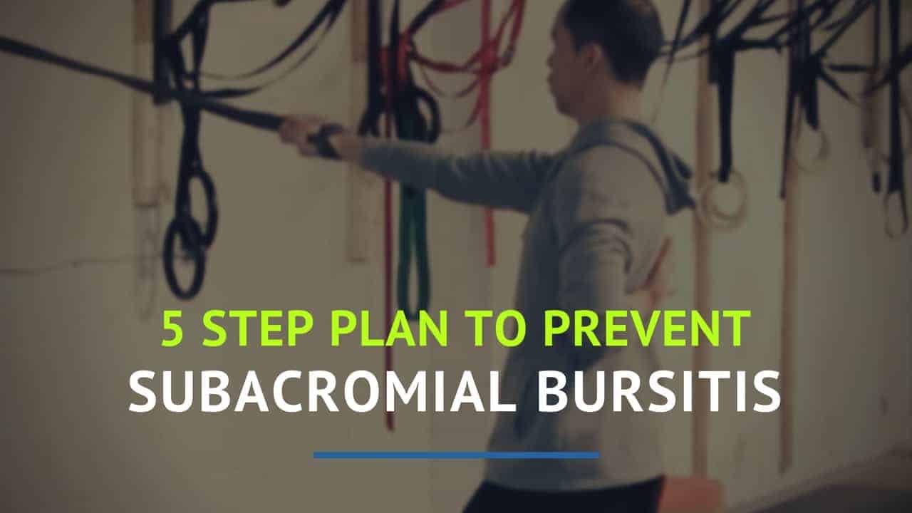 5 Step Plan to Treat and Prevent Subacromial Bursitis 5 Step Plan to Treat and Prevent Subacromial Bursitis