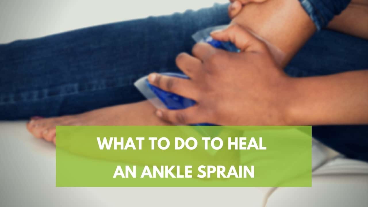 how to treat a sprained ankle