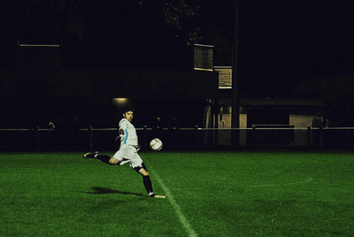rectus femoris stretch kicking a soccer ball