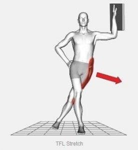 tensor fasciae latae stretch graphic