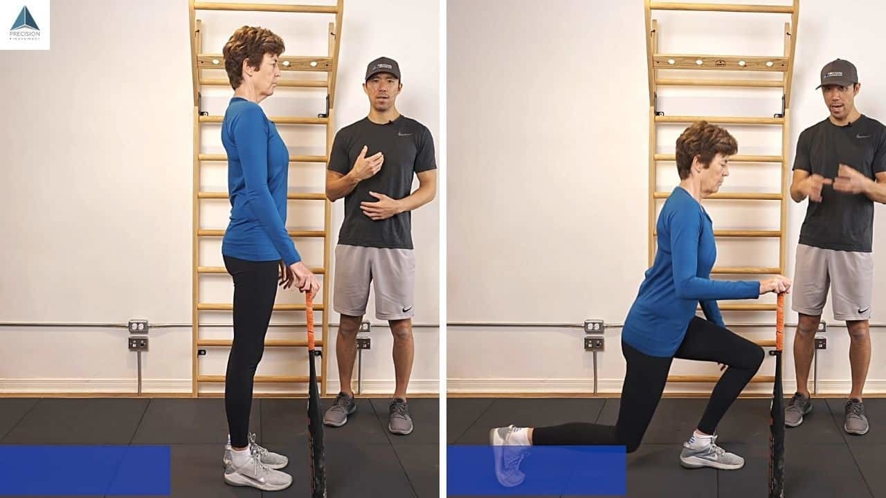 exercises for Low Back Pain - reverse lunge