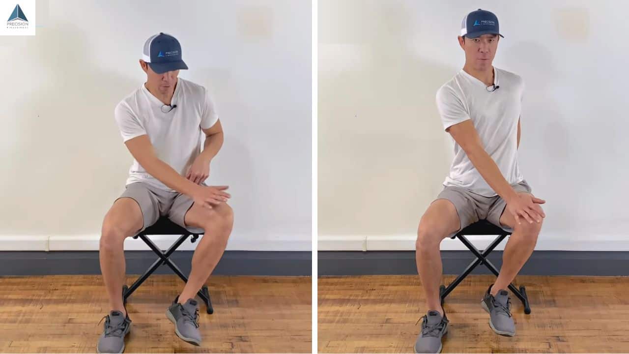 slumpy psoas activation - snapping hip exercise
