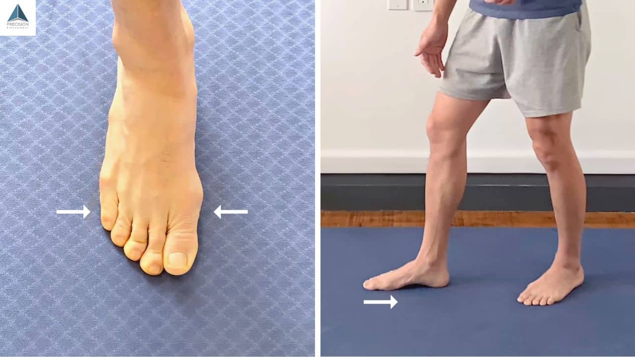 short and skinny foot exercise