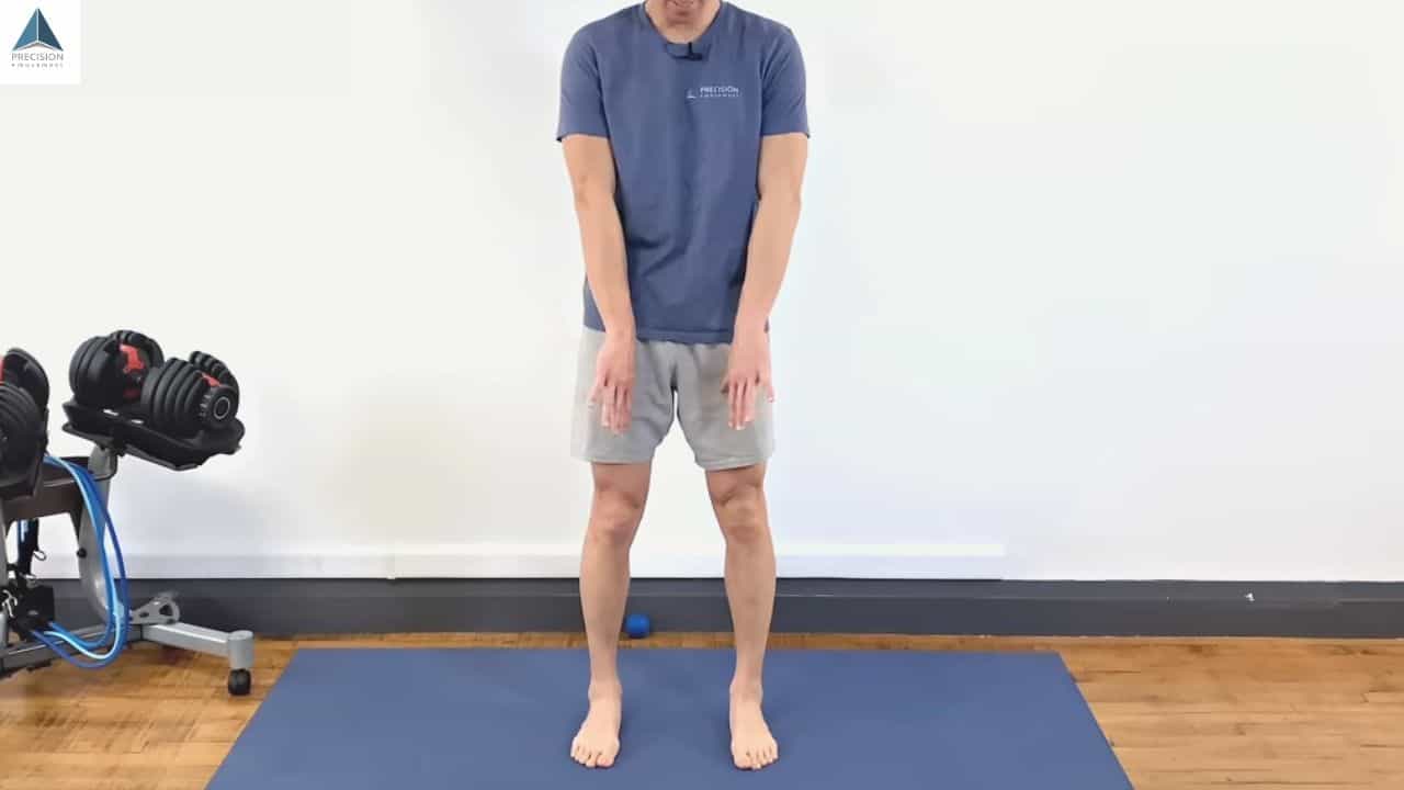 standing glute contraction