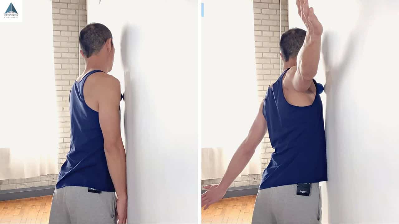 pec minor release exercise for rounded shoulders