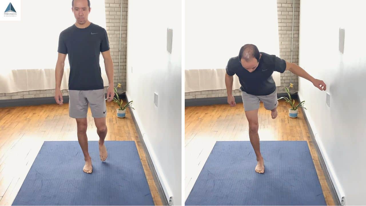 1-leg hinge exercise for knee valgus
