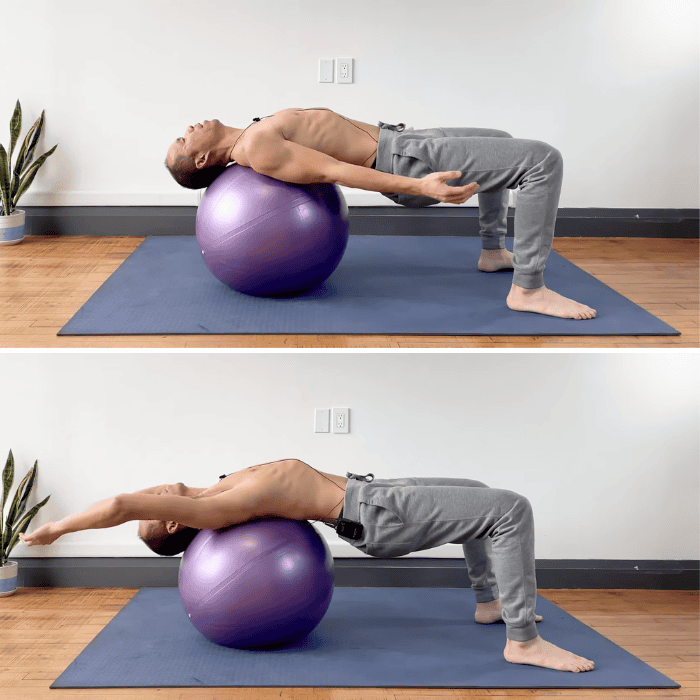 2 Super Simple Exercises for Neck posture - sb snow angels